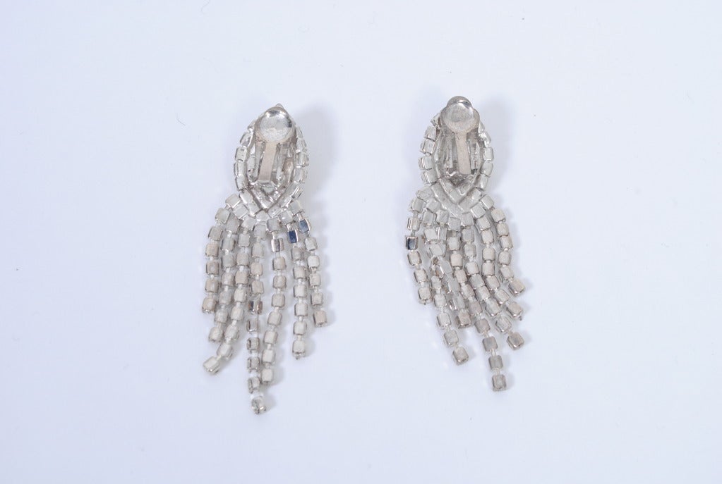Vintage Rhinestone Earrings 2