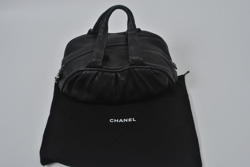 Chanel Bowling Style Handbag 5