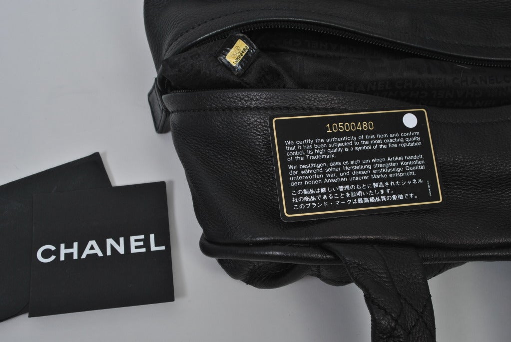 Chanel Bowling Style Handbag 4