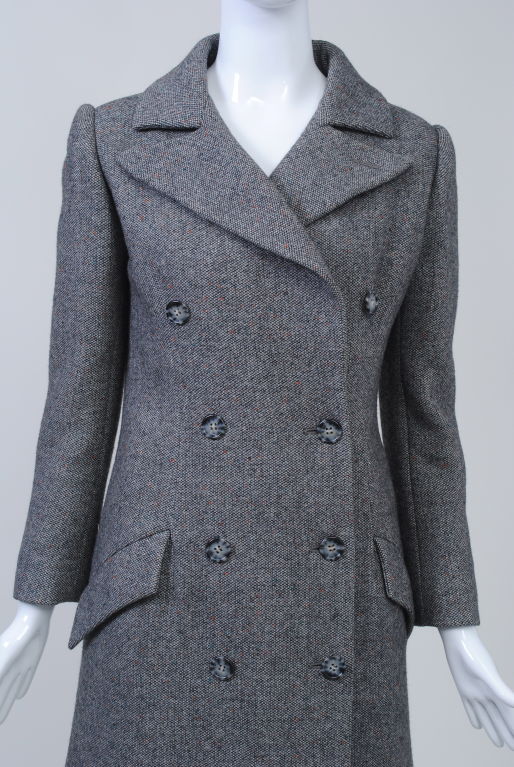 Guy Laroche '70S Tweed Coat and Skirt at 1stDibs