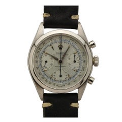 Rolex Stainless Steel Chronograph Ref 6234 circa 1950s