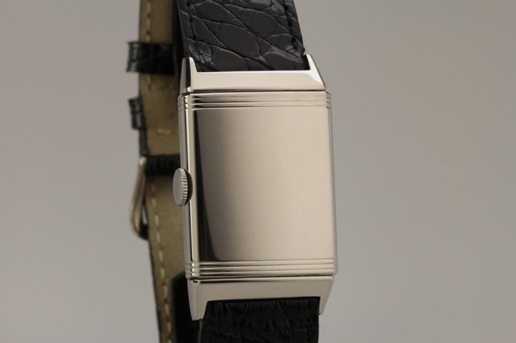 Jaeger-LeCoultre Stainless Steel Reverso Wristwatch circa 1930s