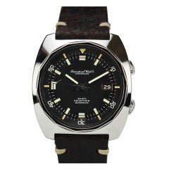 IWC Stainless Steel Aquatimer Wristwatch circa 1960s