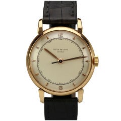 Patek Philippe Rose Gold Oversized Wristwatch Ref 2482 circa 1950s