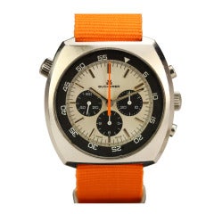 Bucherer Lemania Chronograph Wristwatch circa 1970s