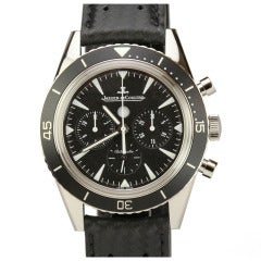 Jaeger-LeCoultre Stainless Steel Deep Sea Chronograph Wristwatch