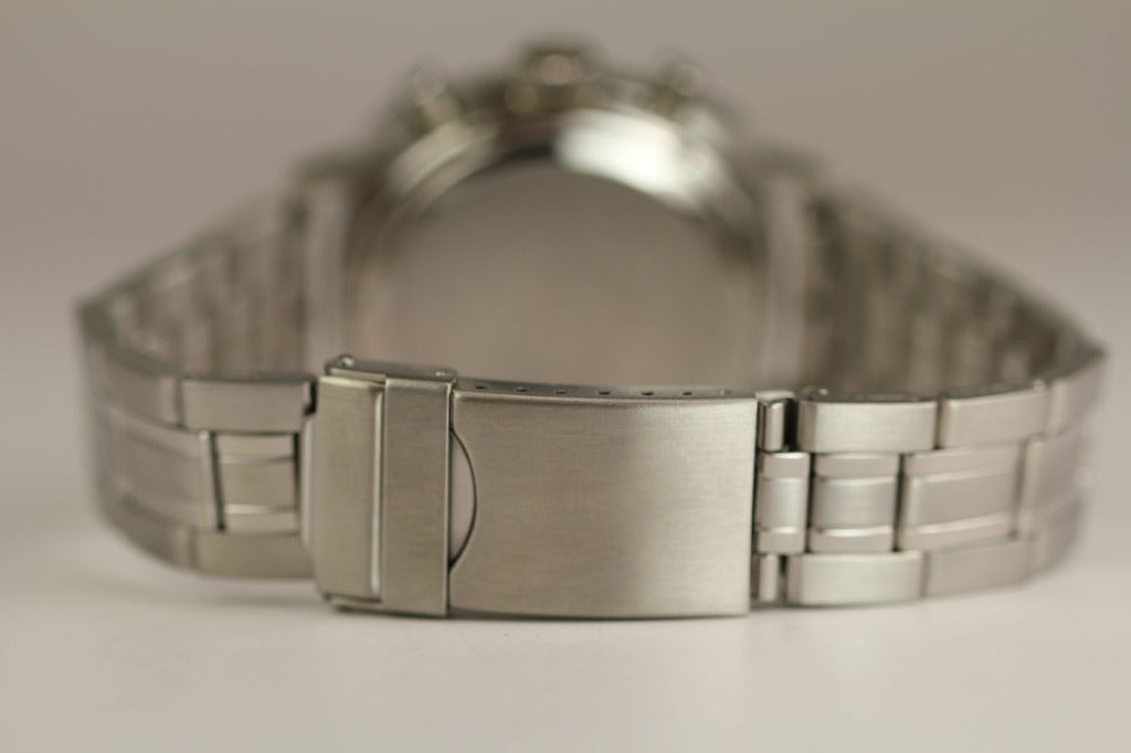 Heuer Stainless Steel Camaro Chronograph Wristwatch circa 1968 4