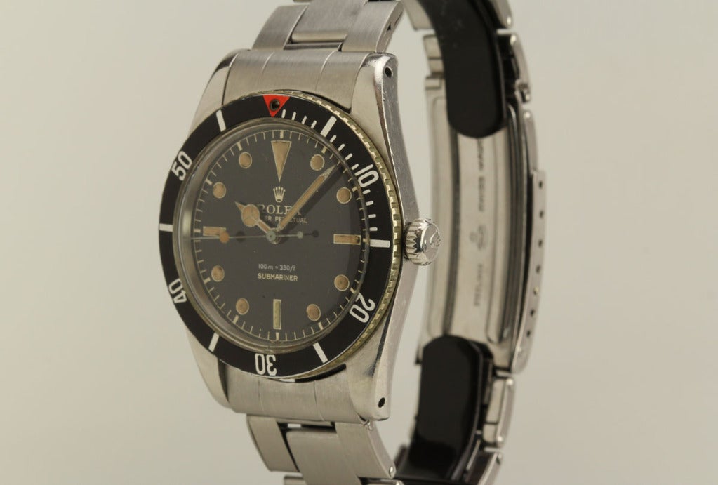 Rolex Stainless Steel Submariner James Bond Wristwatch Ref 6536/1 In Excellent Condition In Miami Beach, FL
