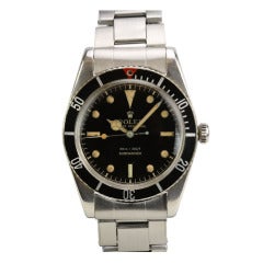 Vintage Rolex Stainless Steel Submariner James Bond Wristwatch Ref 6536/1