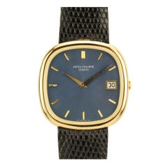 Vintage Patek Philippe Yellow Gold Jumbo Ellipse Wristwatch Ref 3604