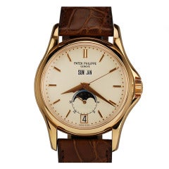 Patek Philippe Rose Gold Wempe 125 Annual Calendar Wristwatch