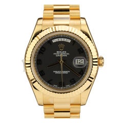Rolex Yellow Gold Day-Date II President Wristwatch Ref 218238