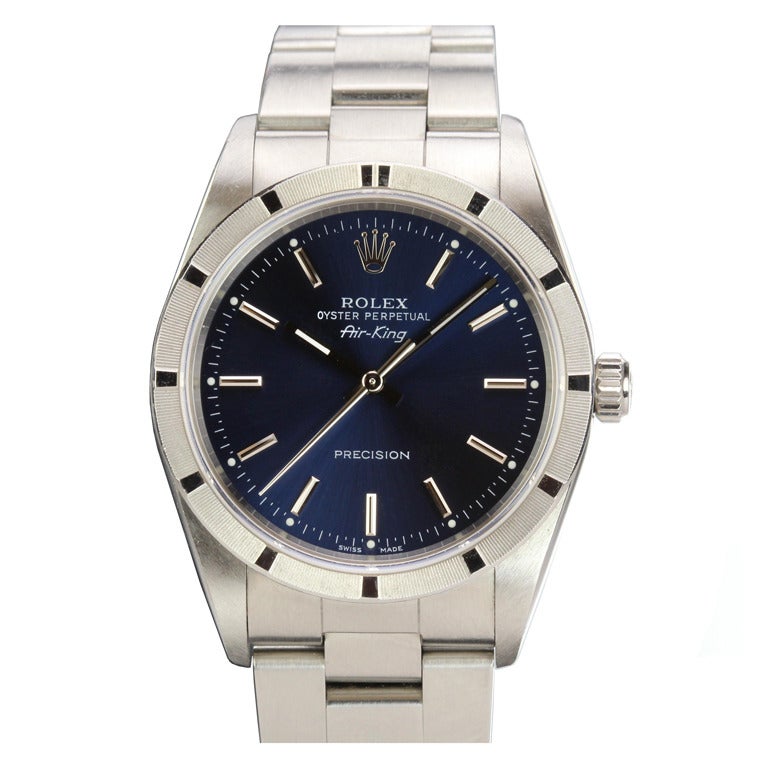 Rolex Stainless Steel Air-King Wrisrtwatch Ref 14010M