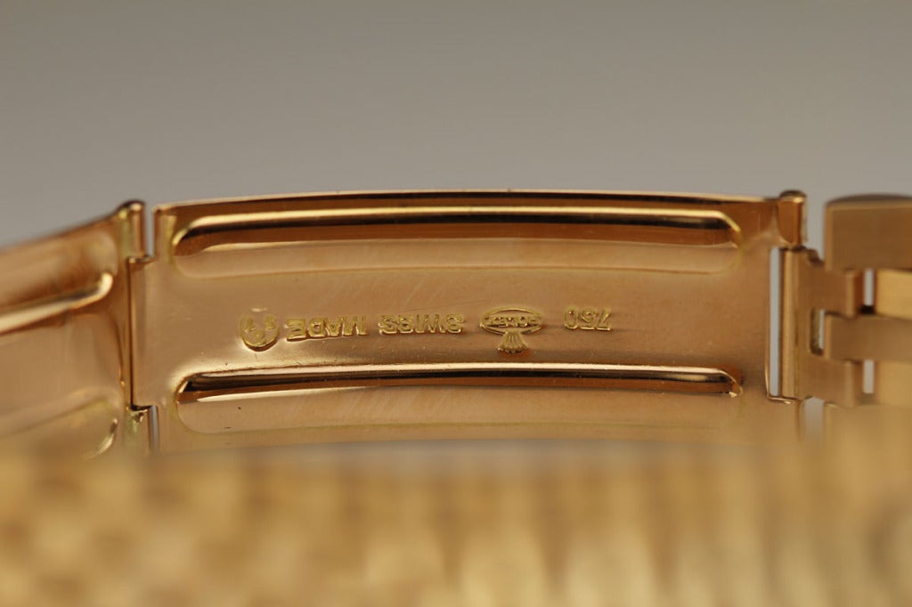 Men's Rolex Rose Gold Datejust Wristwatch Ref 6605 circa 1950s