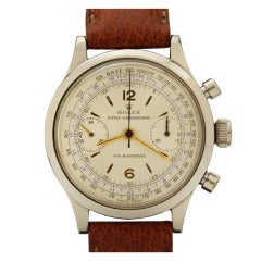 Rolex Stainless Steel Monobloc Chronograph Wristwatch Ref 3525
