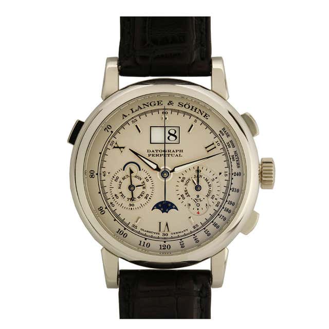 A Lange and Sohne Datograph Perpetual Calendar Chronograph at 1stDibs