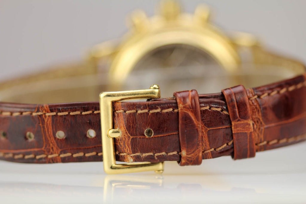 Patek Philippe Gelbgold Ewiger Kalender Split-Second Chronograph Armbanduhr Ref 5004J 2