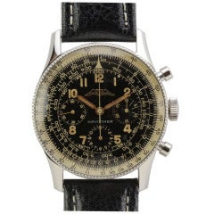 Breitling Stainless Steel Navitimer Frist Edition Chronograph Ref 806 circa 1950s
