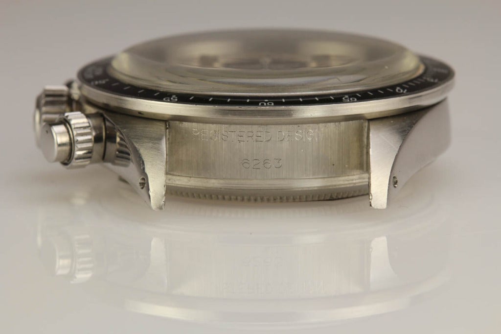 Rolex Stainless Steel Tropical Daytona Wristwatch Ref 6263 1