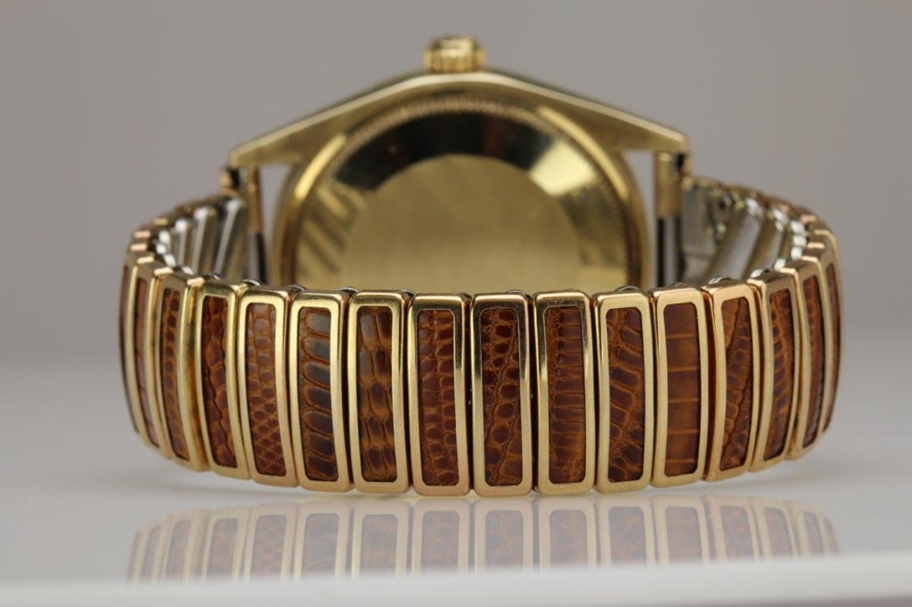 Rolex Yellow Gold Oyster Perpetual Wristwatch Ref 1007 circa 1960s In Good Condition In Miami Beach, FL