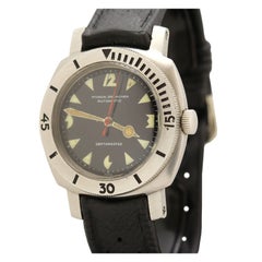 Nivada Grenchen Stainless Steel Depthmaster Wristwatch, circa 1960s