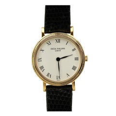 Patek Philippe Lady's Yellow Gold Calatrava Wristwatch Ref 4819