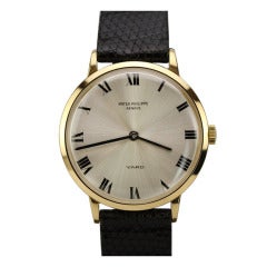Patek Philippe Yellow Gold Wristwatch Ref 3468 Retailed by Yard circa 1970s