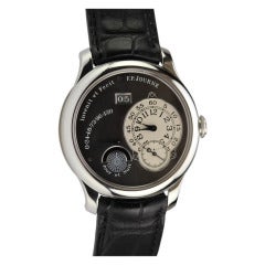 FP Journe Platinum Octa Reserve de Marche Jour et Nuit Ruthenium Dial Wristwatch