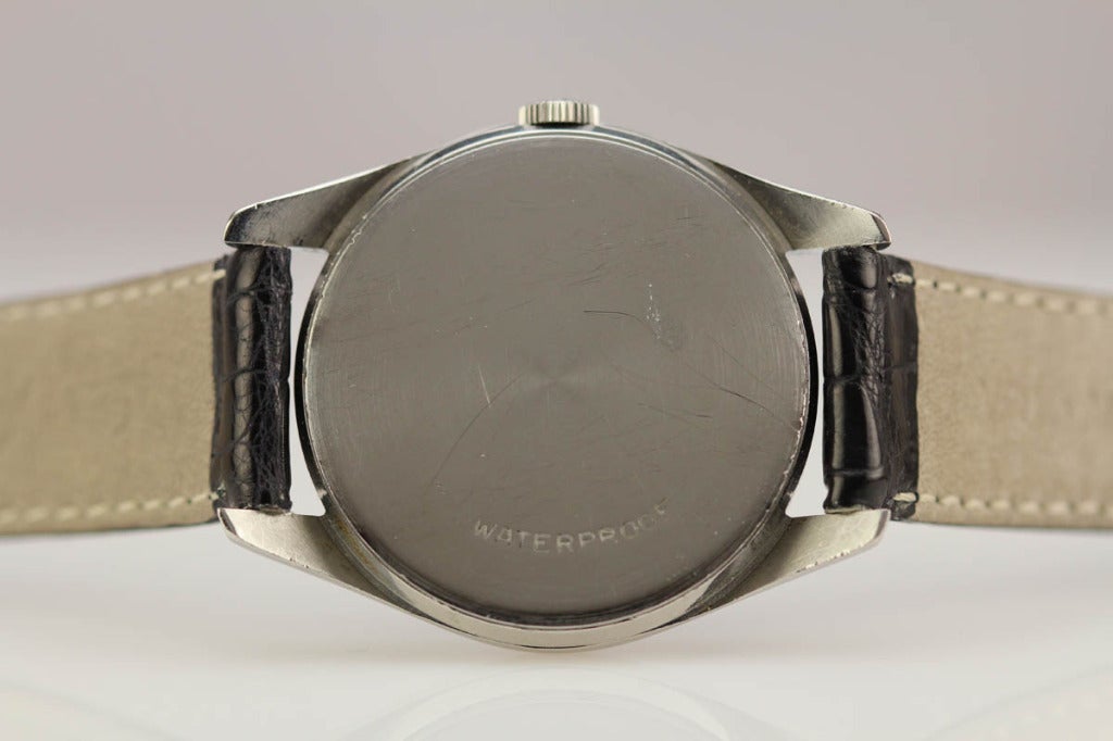Men's Omega Stainless Steel Ranchero Wristwatch circa 1950s
