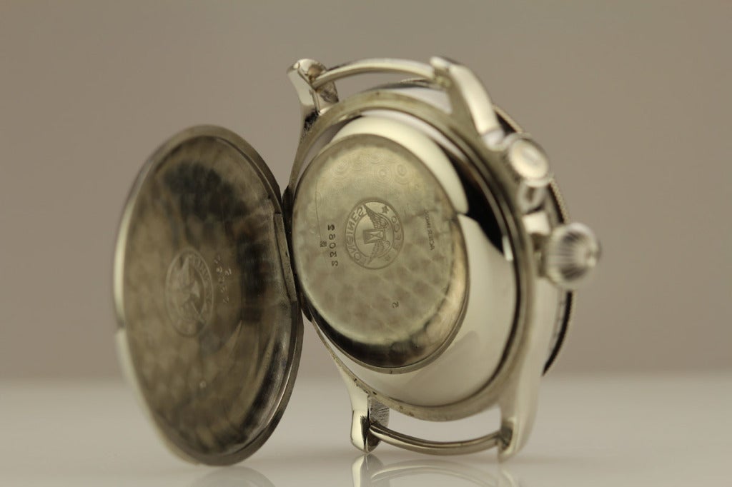 Longines Lindbergh Hour Angle Wristwatch circa 1940s 3