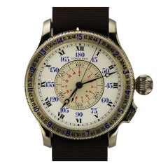 Vintage Longines Lindbergh Hour Angle Wristwatch circa 1940s
