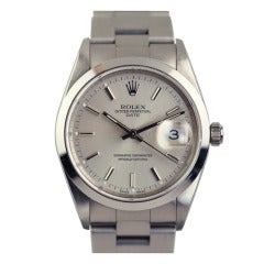 Rolex Stainless Steel Date Wristwatch Ref 15200 circa 2001