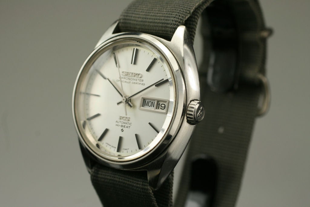 Men's King SEIKO Stainless Steel Hi-beat Automatic Cal 5626 c. 1970's