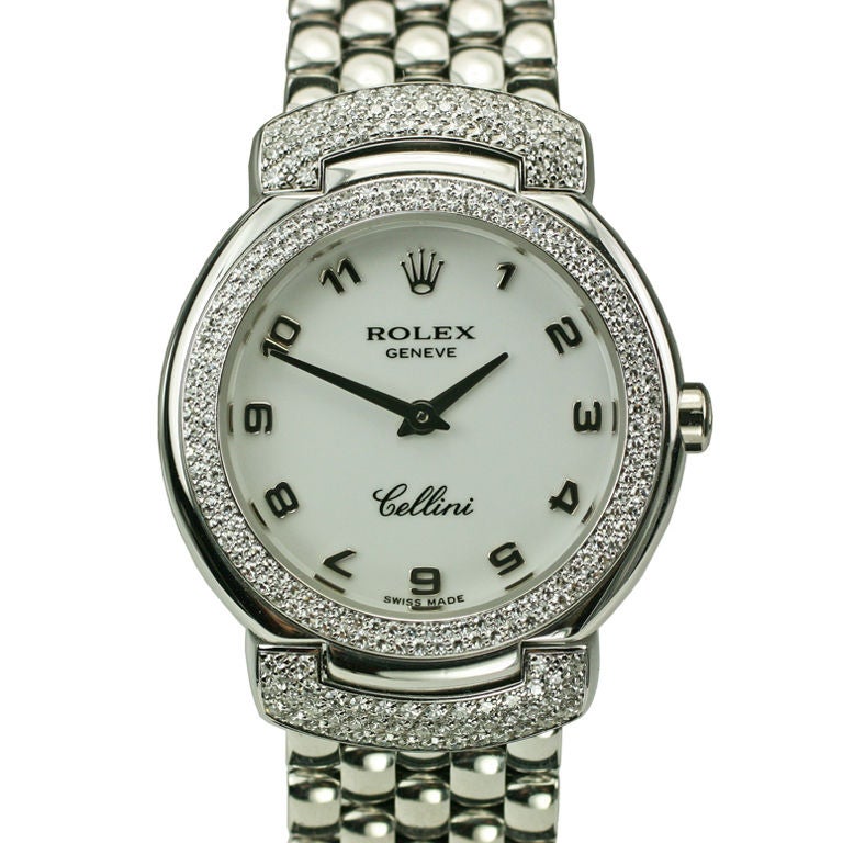 Rolex Cellini Lady's Diamond Watch