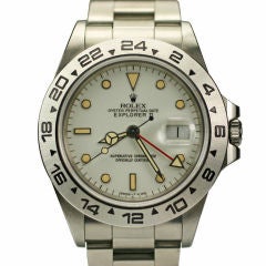 Used Rolex Crème Dial Explorer II  Ref 16550