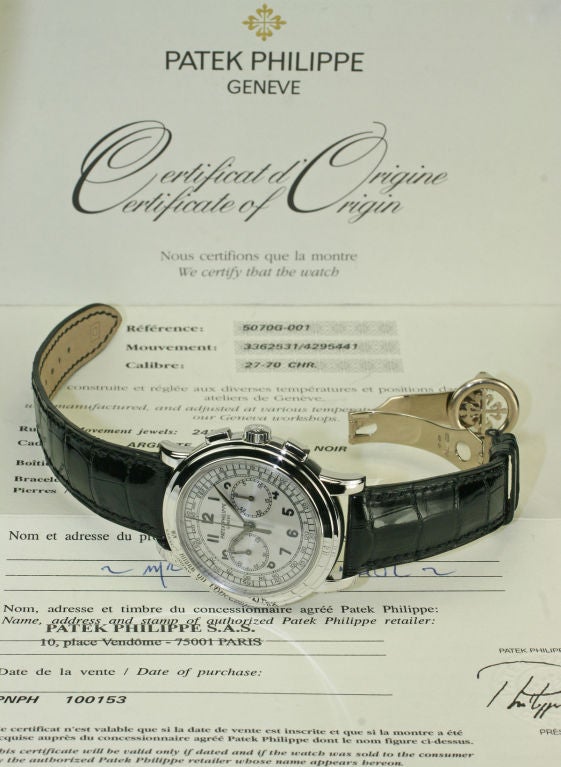 Men's Patek Philippe Chronograph Ref 5070