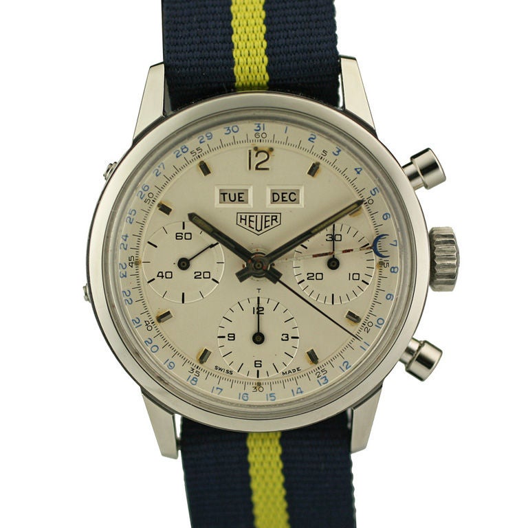 Heuer Triple Date Chronograph