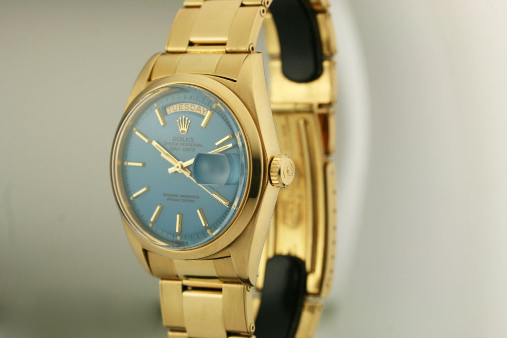 rolex day date turquoise