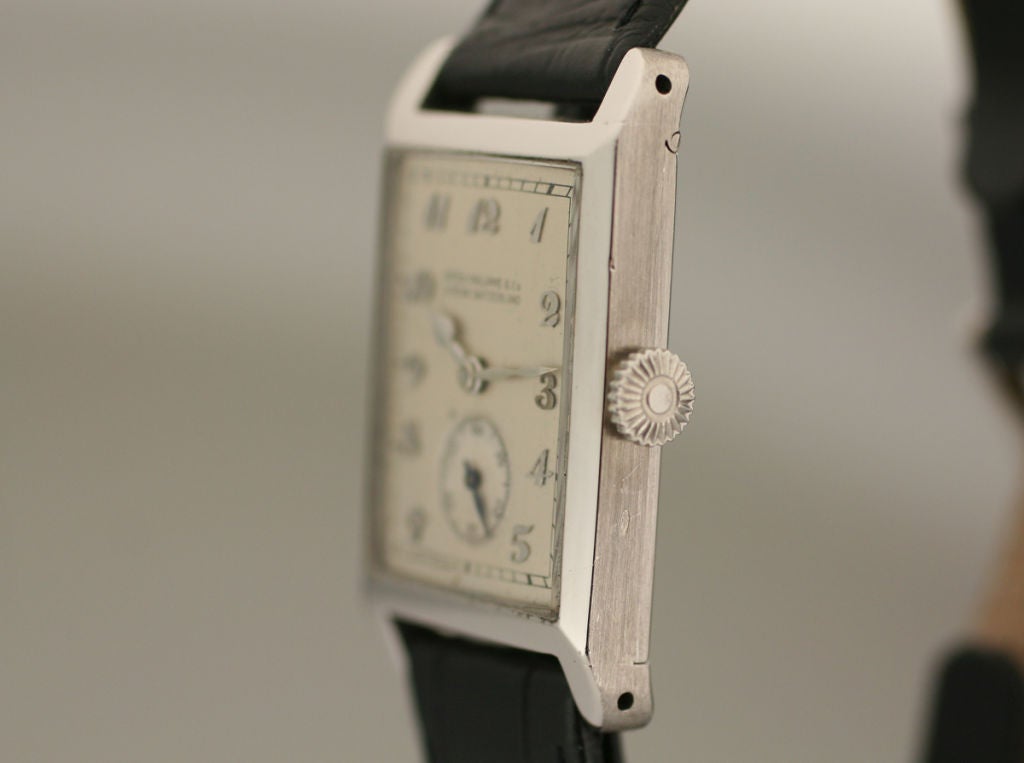 This a beautiful platinum Patek Philippe watch from the 1920s.  It has a beautiful dial with Breguet numerals.  It is quite difficult to come across Platinum Patek watches from this period.