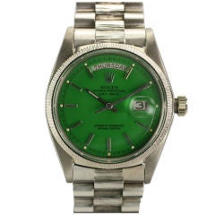 Rolex Day-Date Green "Stella Dial Presidential" Ref 1807