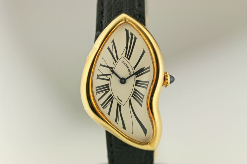 cartier crash watch 