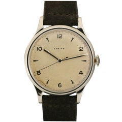 Rare Oversized 1950s Watch Retailed by Cartier
