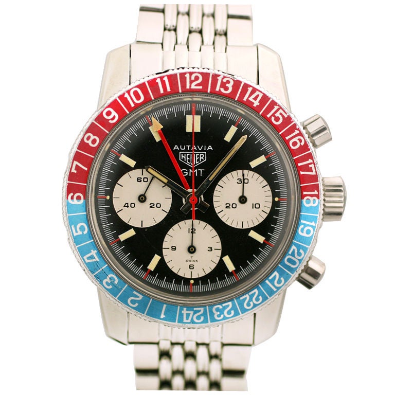 Vintage Heuer Autavia GMT