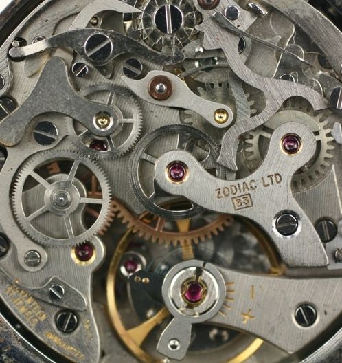 Men's Vintage Zodiac Chronograph Triple Date