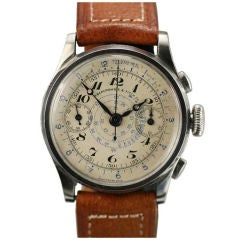 ABERCROMBIE & FITCH Staybrite Stainless Steel Chronograph Watch