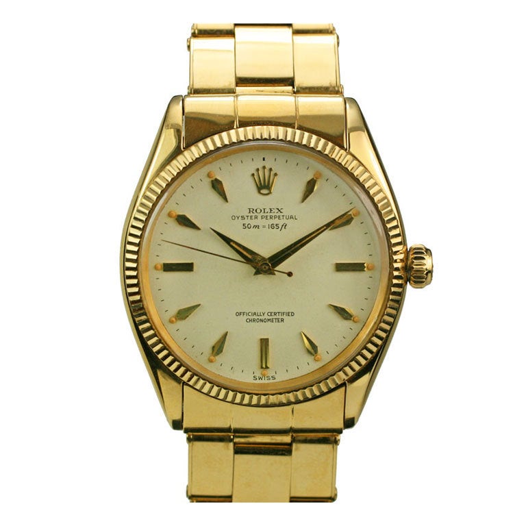 ROLEX Chronometer Yellow Gold Ref 6567
