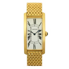 CARTIER Yellow Gold Tank Cintrée circa 1970s