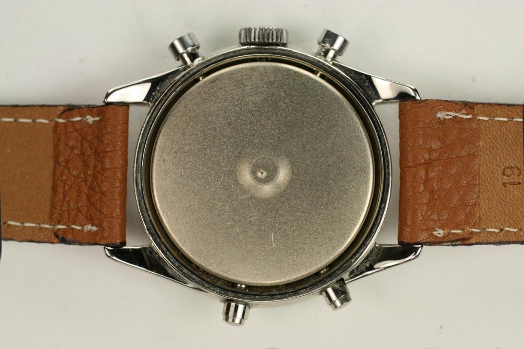 Men's LE PHARE Stainless Steel Triple-Date Chronograph Wristwatch