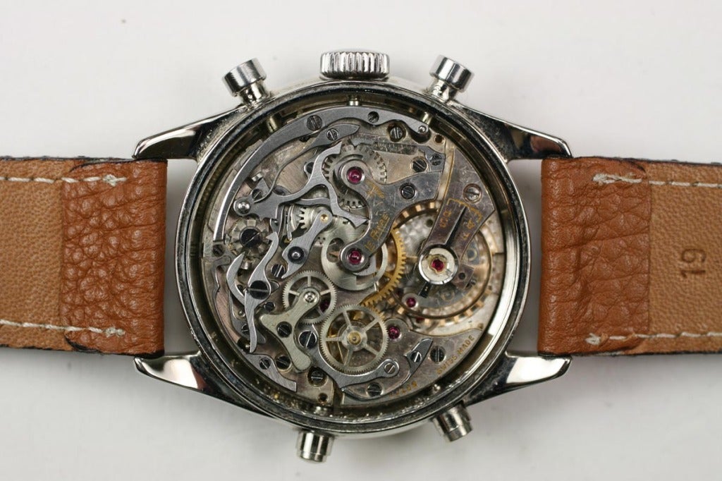 LE PHARE Stainless Steel Triple-Date Chronograph Wristwatch 1