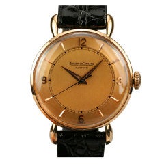 JAEGER-LECOULTRE Rose Gold Automatic Wristwatch circa 1950s
